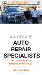 Mobile Screenshot of aautocare.net